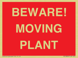BEWARE! MOVING PLANT